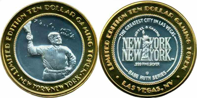 Babe Ruth Waving Hat with Signature, Babe Ruth Series Strike (NYlvnv-061)