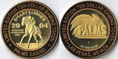 Smarty Jones, Large 2004,Kentucky Derby/Preakness Stakes, Lacquer finish Winner (PMlvnv-051-V1)