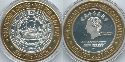 New Hampshire State Seal, Logo no wreath on head Strike (CAEacnj-012)