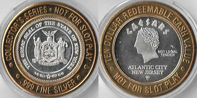 New York State Seal, Logo no wreath on head Strike (CAEacnj-014)