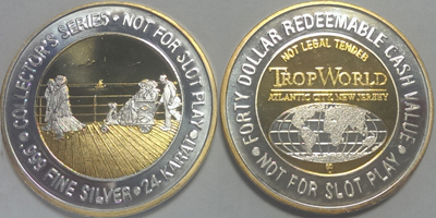 Rolling Chair, Lady Left Shoe Gold Plated Strike (TWacnj-012-V1)