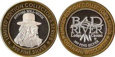 Sitting Bull, Sioux, Feather Logo Strike (BRodwi-022)