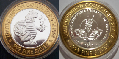 Turtle Flipping Coin 1997 Strike (SCXtlwi-008)