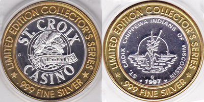 St. Croix Casino 1997 G mint Strike (SCXtlwi-010)