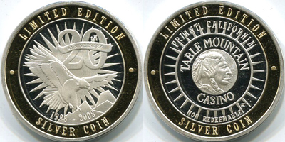 Eagle, Sun, 20th Anniversary Token (tTMCfrca-001)