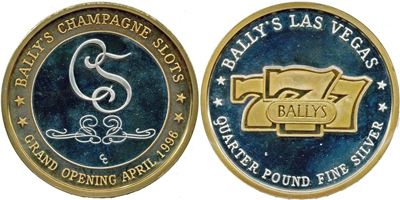 Bally's Champagne Slots Token (tBAlvnv-004)