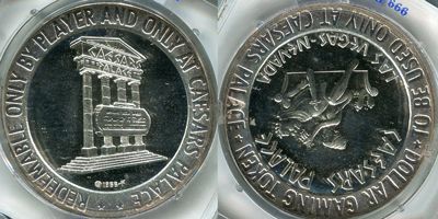 Marquee, $1, 1966 Token (tCPlvnv-001)