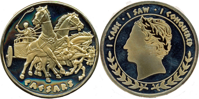 Chariot, Caesars Token (tCPlvnv-008)