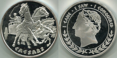 Chariot, Caesars Token (tCPlvnv-008-V1)