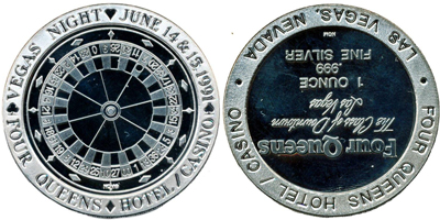 Vegas Nights Roulette Wheel 1991 Need Token (tFQlvnv-004-V1)
