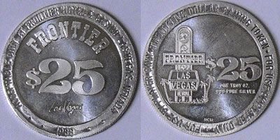 Frontier $25 1988 Token (tFTlvnv-003)