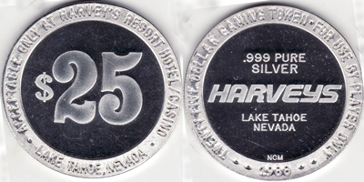 $25 Dollars Token (tHVltnv-003)