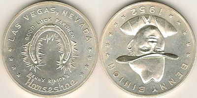 Benny Binion Token (tHSlvnv-001)