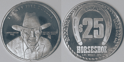 Benny Binion Token (tHSlvnv-002)