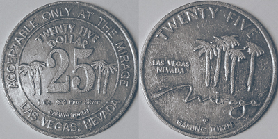 $25 Palm Trees Token (tMIlvnv-001)