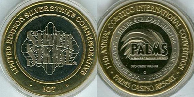 Silver Strike (IGT) 11th Annual CC&GTCC Intl. Convention Token (tPMlvnv-001)