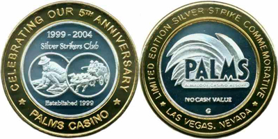 Panner & Stagecoach, Silver Strikers Club 5th Anniversary Token (tPMlvnv-002)