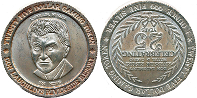 Don Laughlin $25 Token (tRSlvnv-002)