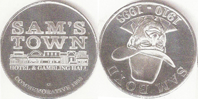 Sam's Town, 2 ozt., Coin Aligned Token (tSTlvnv-008)