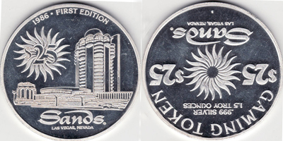Hotel, 1986, First Edition, Coin Aligned Token (tSAlvnv-002-V1)