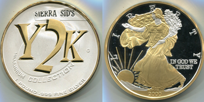 Y2K, (Gold Y2K) Token (tSSspnv-003)