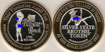 Pussycat Ranch Token (tSSBvlnv-010)