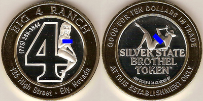 Big 4 Ranch Token (tSSBvlnv-018)