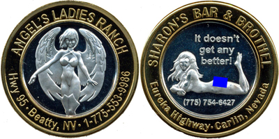 Angels Ladies Ranch Error Token (tSSBvlnv-024)