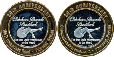 Chicken Ranch Brothel Token (tSSBvlnv-027)