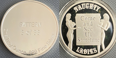 Naughty Ladies, Pattern 3 of 33, Token (tSSBvlnv-034)