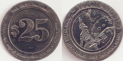 The Sky's the Limit, $25 Token (tVWlvnv-001)