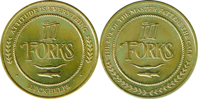 III Forks, Horns, Fish, Luck Helps Token (tTFdltx-005)