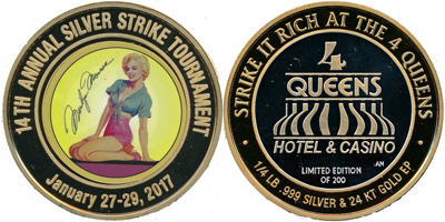 Marilyn Monroe, 14th Annual Silver Strike Tournament Strike (SSTlvnv-024)