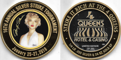 Marilyn Monroe, 16th Annual Silver Strike Tournament Strike Image (SSTlvnv-028)